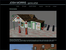 Tablet Screenshot of joshmorris3d.com